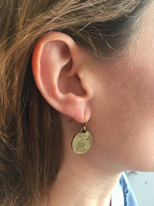 20 Centimes Marianne - boucles d'oreilles